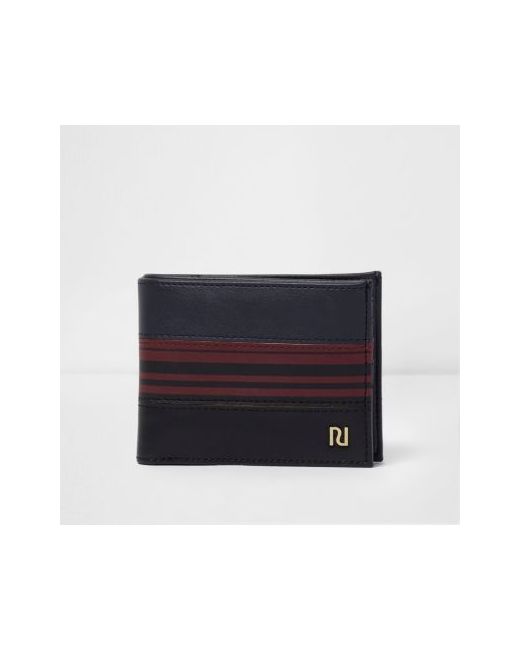 River Island MensBlue and stripe wallet