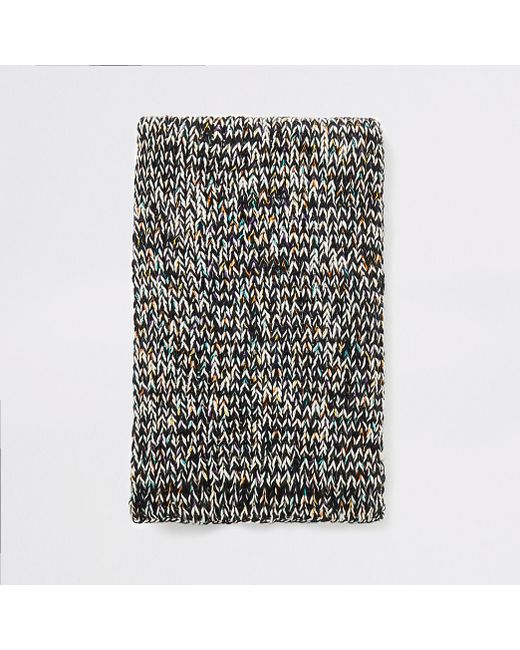 River Island Ecru twist knitted chunk scarf