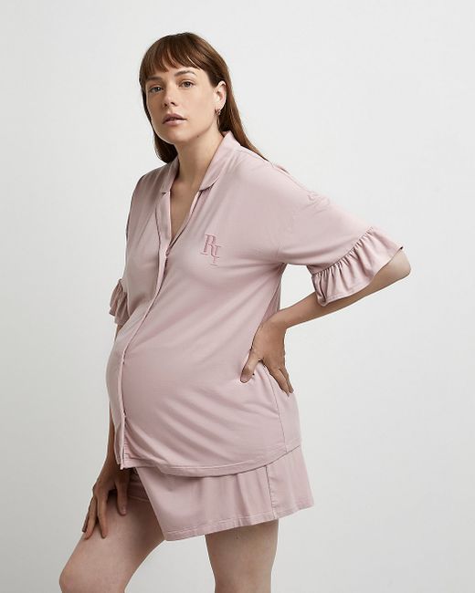 River Island maternity pyjama set
