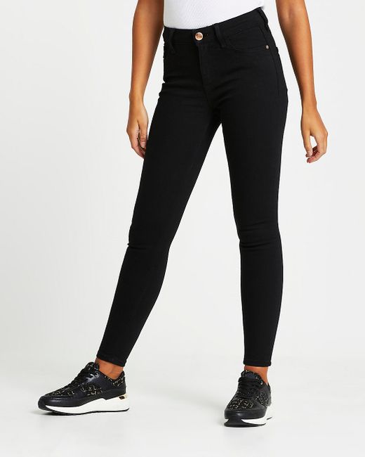 River Island mid rise skinny jeans
