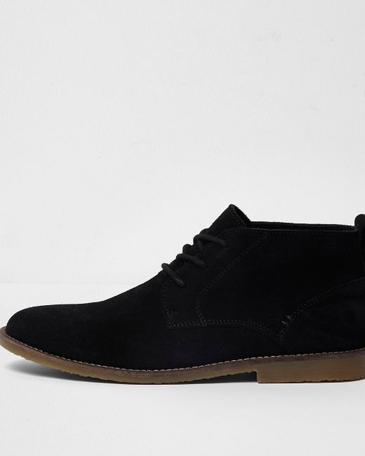River Island suede chukka boots