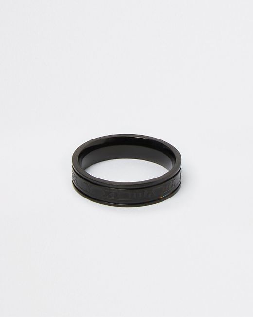 River Island numerals band ring