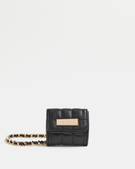 River Island Girls quilted chain belt bag