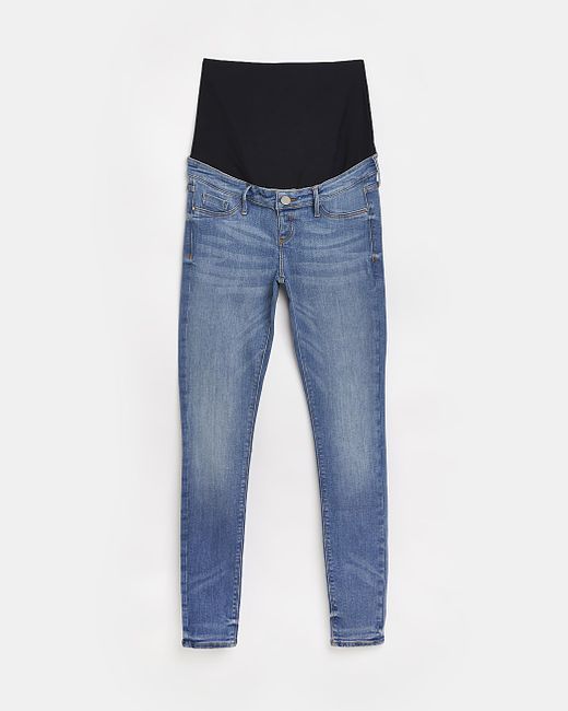 River Island mid rise maternity skinny jeans