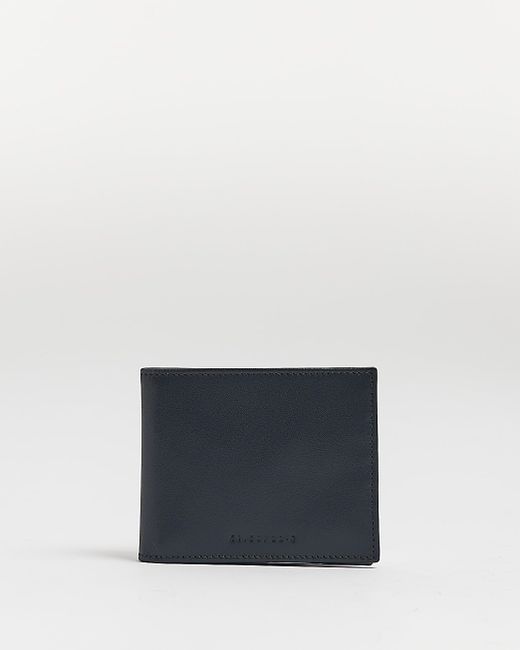 River Island Dark leather bifold wallet