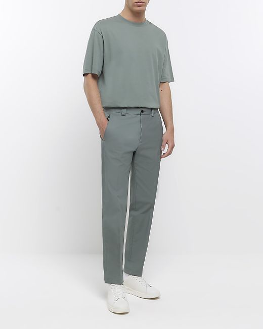 River Island Tapered Fit Smart Pants