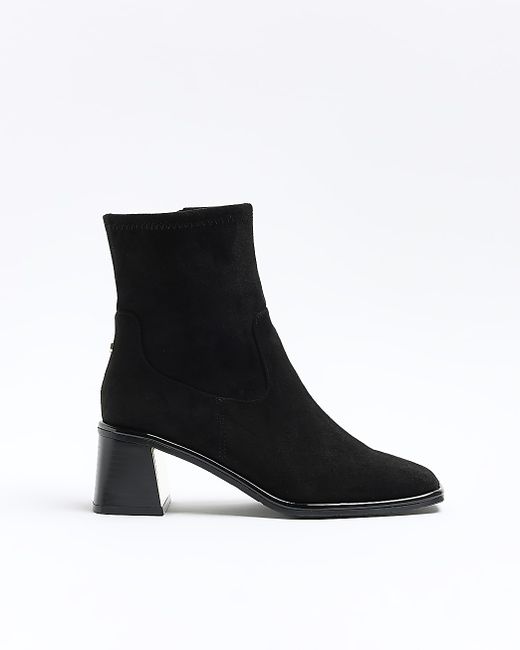 River Island Block Heel Ankle Boots