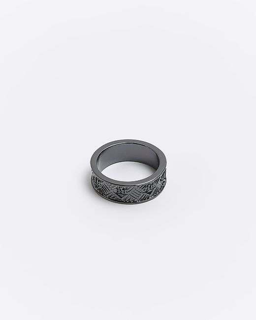 River Island Metal Textured Ring