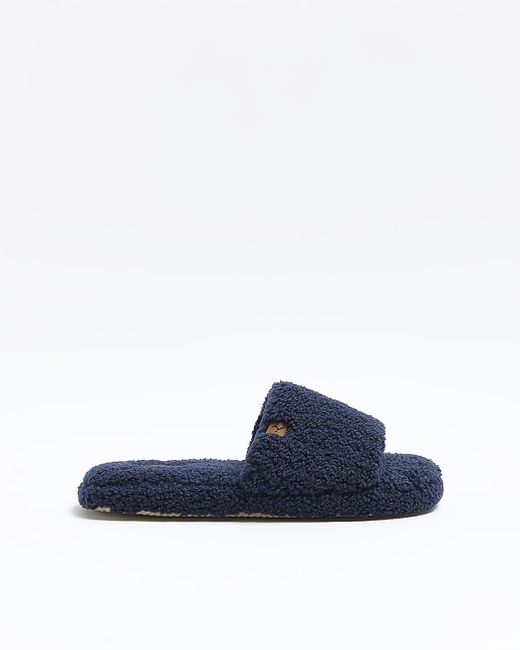 River Island Shearling Slippers