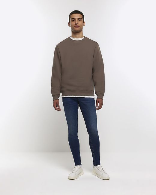 River Island Super Skinny Fit Spray On Jeans