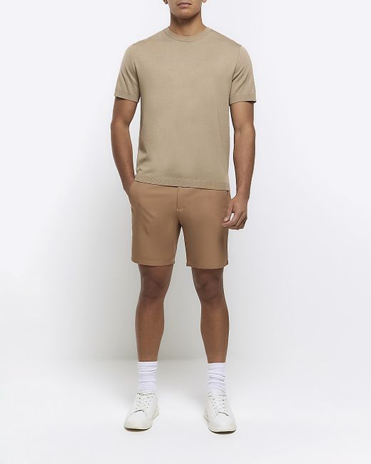 River Island Rust Tapered Fit Shorts