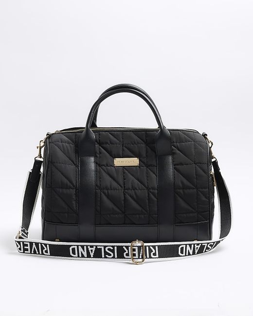 River Island Quilted Travel Bag