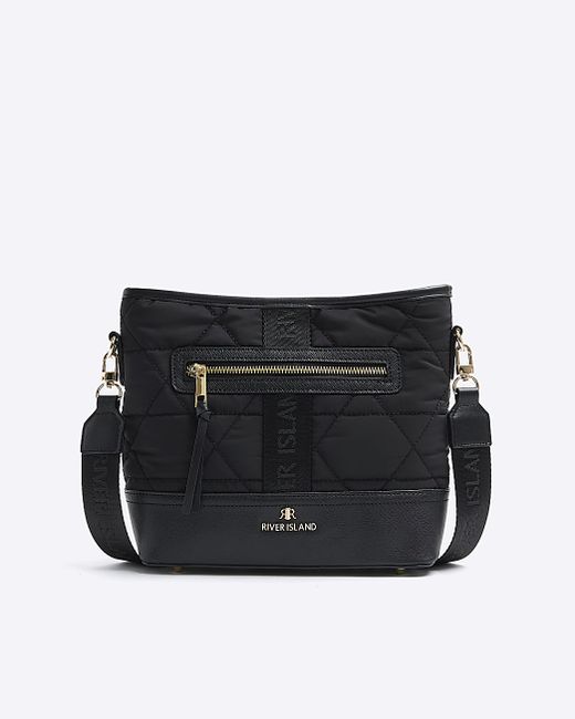 River Island Webbing Quilted Cross Body Bag