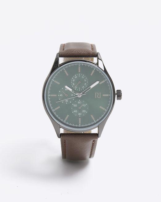 River Island Faux Leather Watch