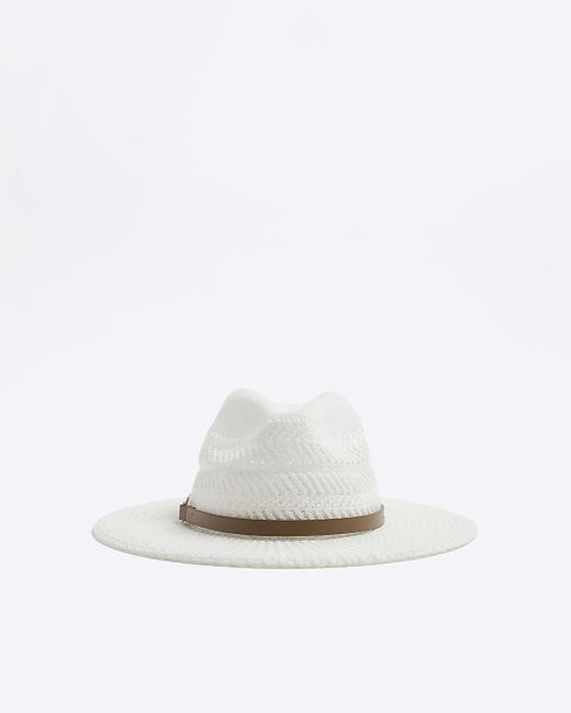 River Island Crochet Fedora Hat