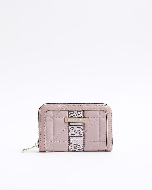 River Island Soft Quilted Webbing Purse