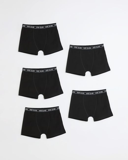 River Island Boys Ri Boxer Shorts 5 Pack