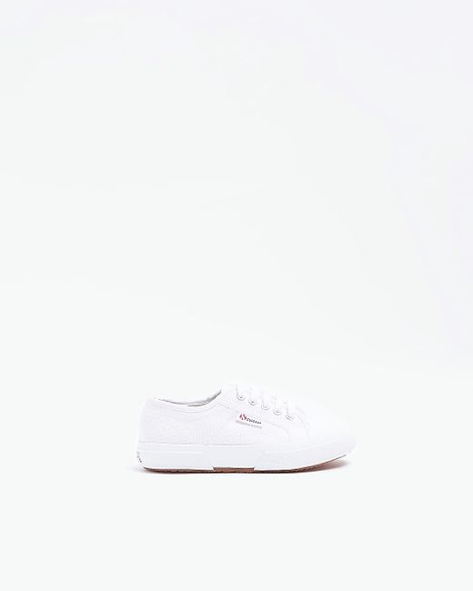 River Island Boys Lace Up Superga Sneakers