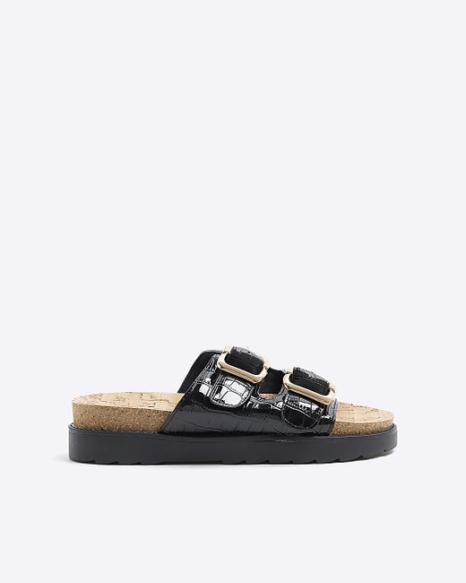 River Island Double Buckle Sandals
