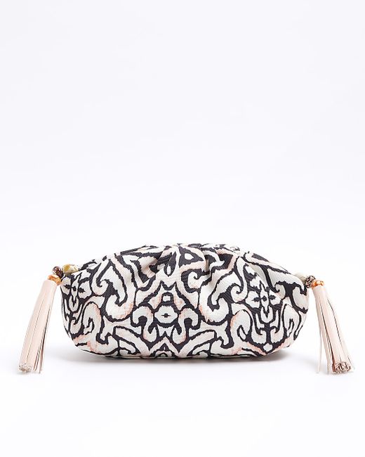 River Island Abstract Clutch Bag