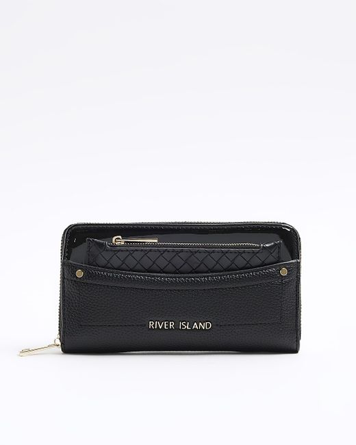 River Island Embossed Pouch Purse