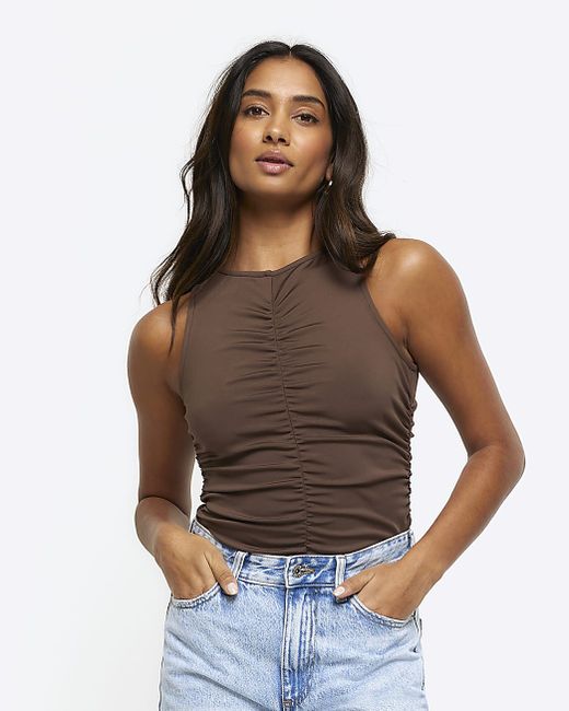 River Island Ruched Top