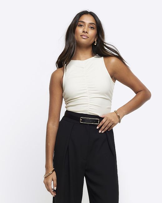 River Island Ruched Top