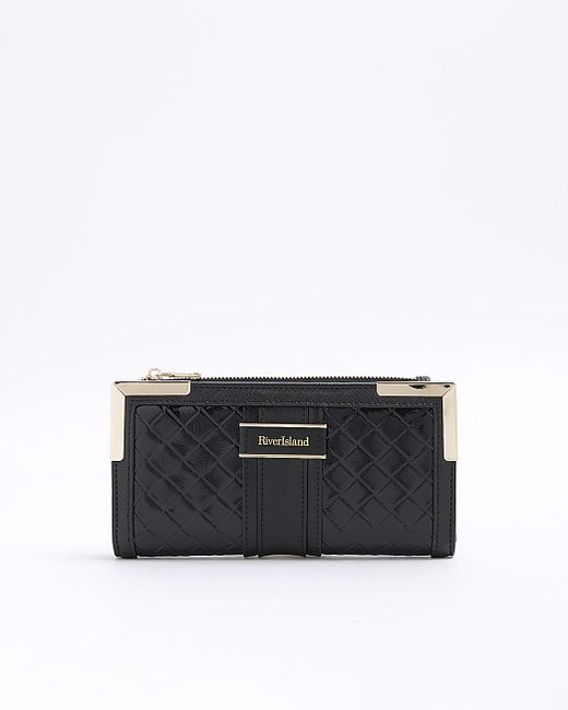 River Island Embossed Weave Purse