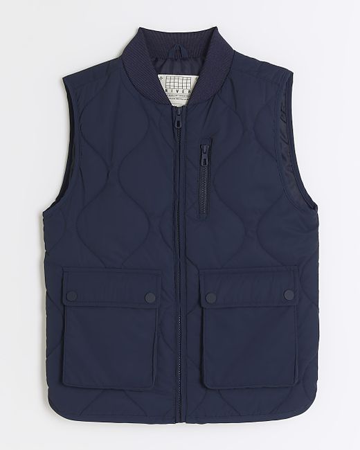 River Island Boys Quilted Gilet
