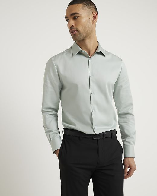River Island Slim Fit Premium Smart Shirt
