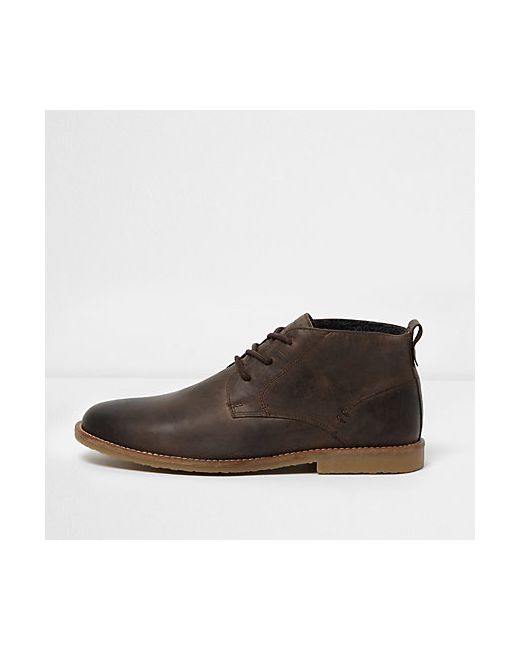 River Island leather desert boots