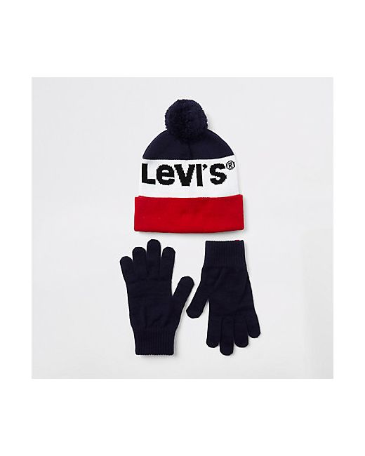 Levi's beanie and gloves set