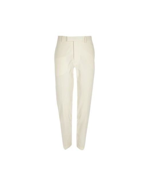 River Island satin trim skinny fit suit trousers