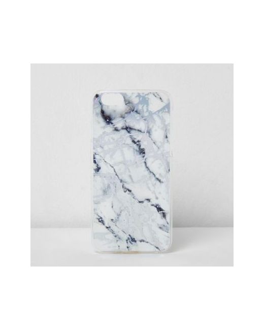 River Island Womens Skinny Dip marble iPhone 6 case