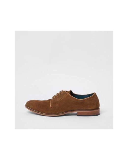 River Island suede derby shoes