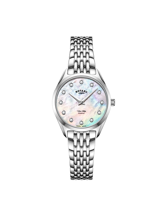 Rotary Watches Rotary Ultra Slim Diamond Set Ladies Watch LB08010/07/D