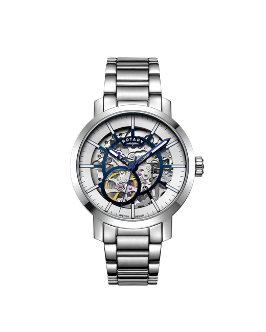 Rotary Watches Rotary Greenwich Skeleton Automatic Gents Watch GB05356/05
