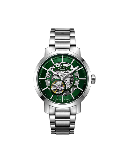 Rotary Watches Rotary Greenwich Skeleton Automatic Gents Watch GB05350/24