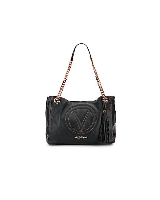 Valentino Bags by Mario Valentino Vera Quilted-Logo Leather Tote