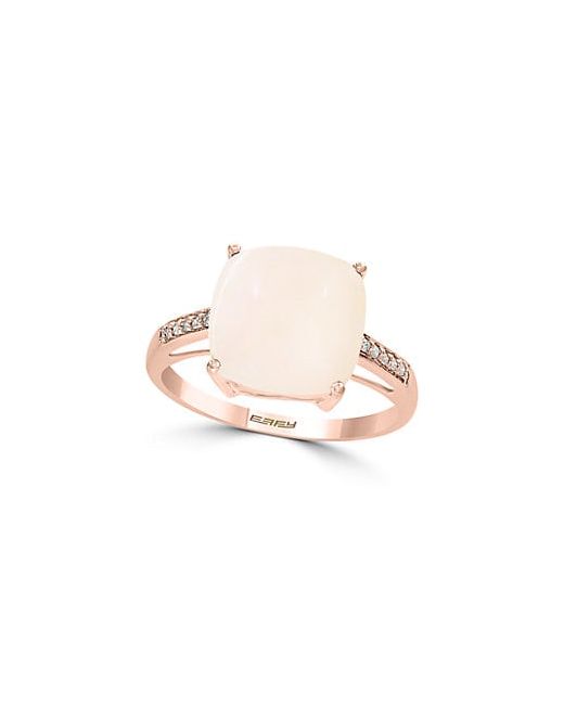 Effy October Opal Diamond 14K Ring
