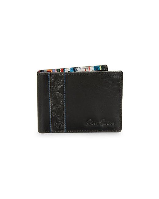 Robert Graham Lagos Slim Fold Leather Wallet