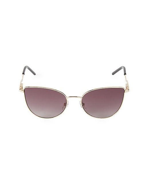 Karl Lagerfeld 55MM Goldtone Cateye Sunglasses