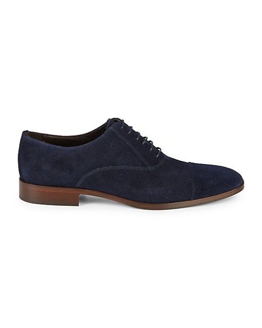 Bruno Magli Caymen Perforated Suede Oxfords