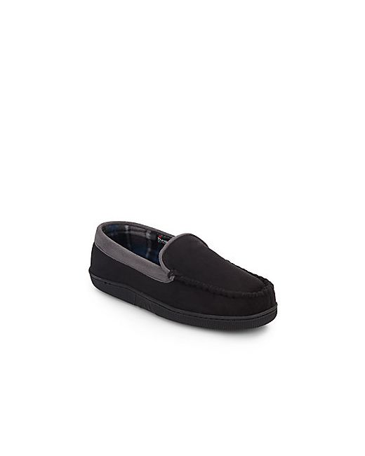 Saks Fifth Avenue Stitched Micro Suede Slippers