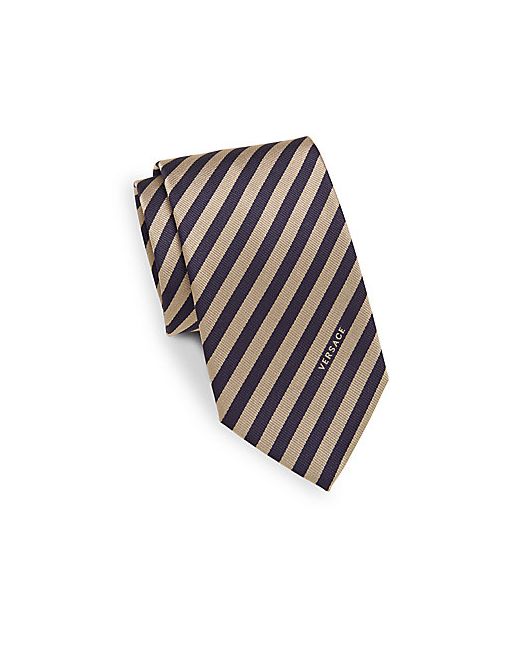 Versace Striped Silk Tie