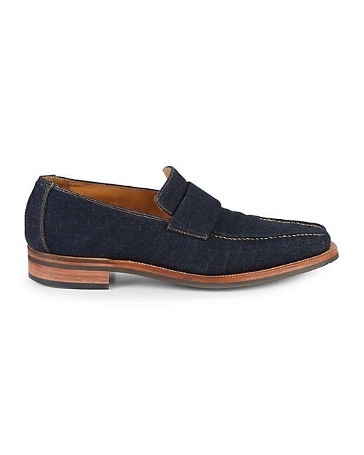 Corthay Bel Air Denim Penny Loafers
