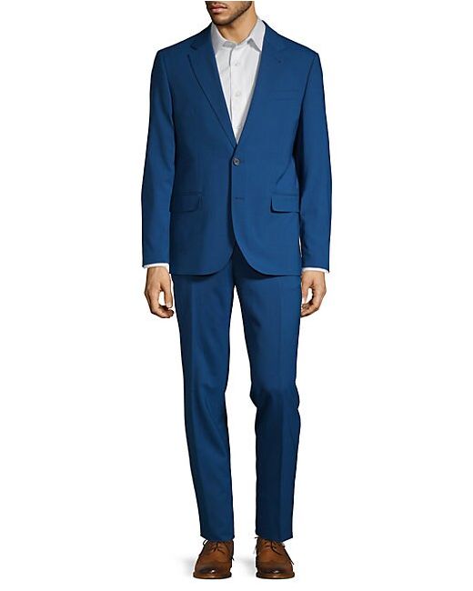 Karl Lagerfeld Regular-Fit Wool Blend Suit