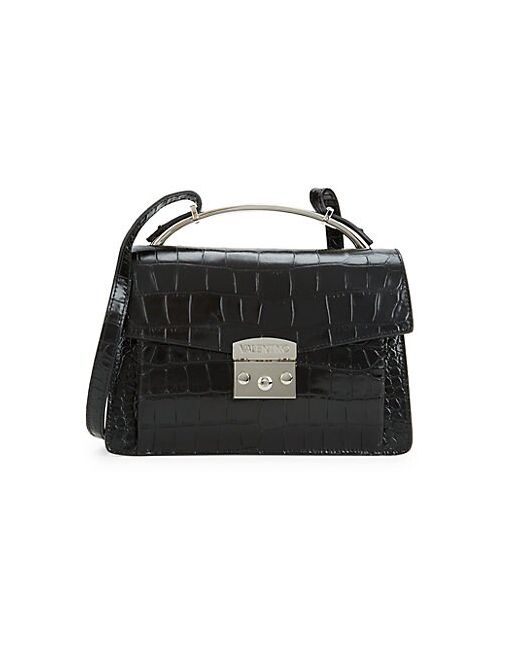 Valentino Bags by Mario Valentino Belle Embossed Leather Shoulder Bag
