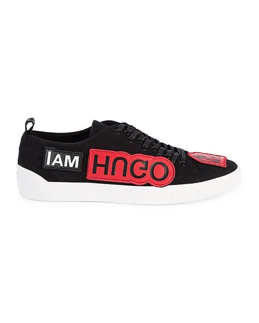 Hugo Boss Logo Lace-Up Sneakers