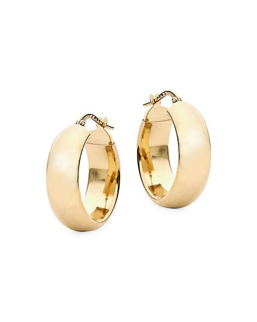 Saks Fifth Avenue 14K Yellow Gold Hoop Earrings